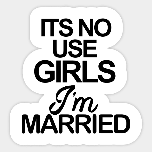 IM MARRIED Sticker by TheCosmicTradingPost